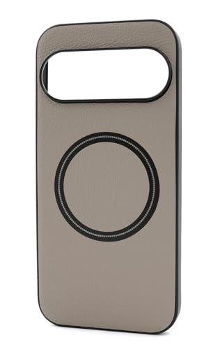 GooglePixel10/10Pro�Ή� MagSafe/PixelSnap�Ή� PU���U�[�P�[�X TPU �V���v�� ������� ���U�[�� �o�b�N�J�o�[ �X�g���b�v�z�[�� �y �V���o�[ �z