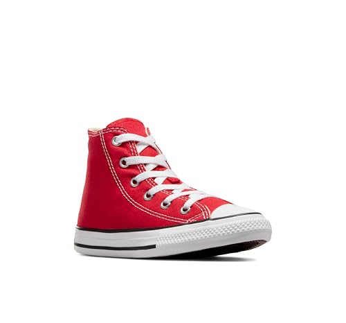 Converse Mixte Enfant Chuck Taylor Yths C/T Allstar Hi Canvas Shoes, Rouge, 33.5 EU