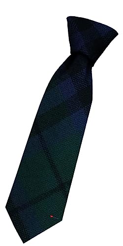 Cravate en laine Keith Modern Tartan authentique fabriquée en Écosse pour garçon