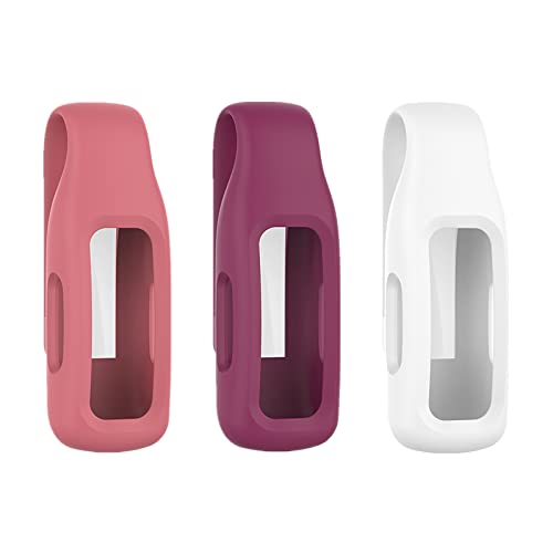 LICHIFIT Fitbit inspire3/inspire2�p�ی�P�[�X �N���b�v �J�o�[ �V���R���� �Œ�z���_�[ �L�Y�h�~ �A�N�Z�T���[ �i�o�[�K���f�B�{���[�Y�{�z���C�g�j
