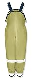 Playshoes Unisex-Kinder wasserdichte Matschhose Regenhose, Oliv, 98