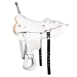 HILASON Custom Designed Rare Western Trick Riding Saddle | Horse Racing Leather Saddles for Horses