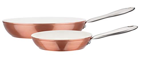 Imagen de GSW 438186 - Juego de sartenes (2 unidades, aluminio, acero inoxidable), color bronce
