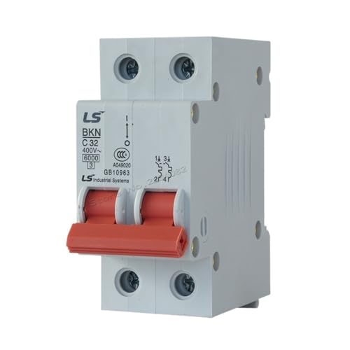 Disjoncteur 10A 400V 2p rail Din pour protection électrique