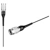 Black Headworn Microphone，Double Over Ear Earset Mic for Audio-Technica Wireless System，Hirose 4 Pin Plug，Flexible Gooseneck #1