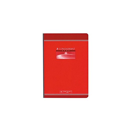 Carnet de 96 pages quadrillées CONQUERANT au format pratique 170 x 220 mm