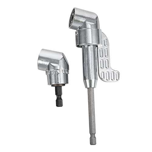 Cubtol 2Pcs 105 Corner Drill Bit Electric Screw Driver Accessory Screwdriver Drill Attachment Right Angle Drill Adapter Right Angle Drill Extension Electric Drill Accessories Lengthen #TOP17