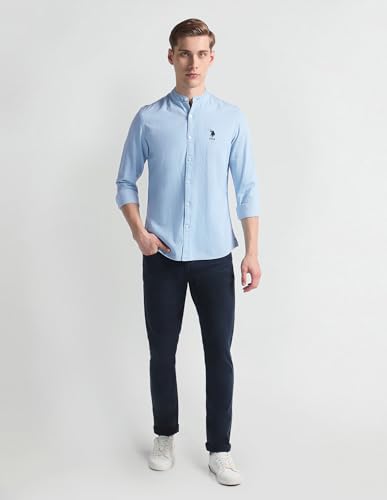 Image of U.S. POLO ASSN. Men's Cotton Slim Fit Shirt