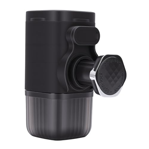 VGEBY Machine à Expresso, Cafetière de Voyage Portable en ABS avec Pression de 15 Bars pour le Camping et l'extérieur