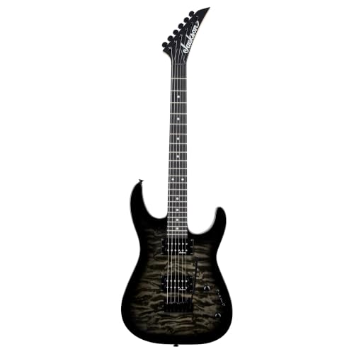 Image of Jackson JS11Q Dinky Guitar - Transparent Black