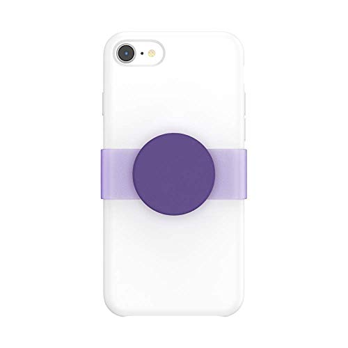 PopSockets PopSlide - Nicht Haftender PopGrip für iPhone 7/8 Silikon-Hülle - Fierce Violet – Ansicht 2