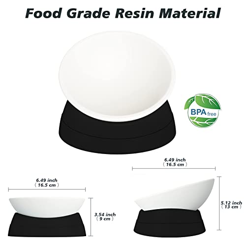 Hi, Ravitat Cat Bowls Elevated Cat Food Bowl Adjustable Cat Dish Anti-Slip And Anti-Noise Raised Cat Bowl Protecting Pet’s Spine Thickened Plastic Bowl Suitable For Indoor Cats, 17 Oz #TOP3