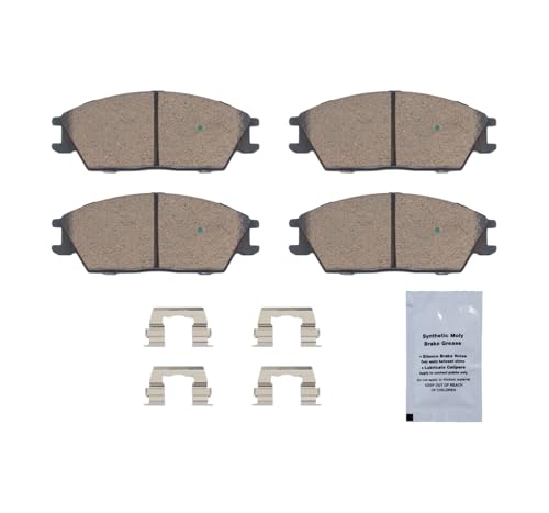 Image of HUSCH D440 Front Ceramic Brake Pads Kit Fit For Hyundai Accent 1995-2005, For Excel 1987-1994, For Scoupe 1991, 1993-1995, For Stellar 1987, For Mitsubishi Precis 1987-1994