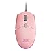 MARSGAMING Gaming MMGP, Pink Gaming-Maus, RGB Flow, Anti-Rutsch, Mac/Windows/Linux, schwarz