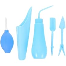 MAGICLULU Succulent Planting Tool Set with Crystal Blue 5 Pieces, Gardening Accessories for Bonsai and Indoor Outdoor Plants, Planting Gadgets for Garden Care and Soil Cultivation