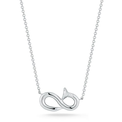 MATEO New York, Bent Nail Necklace - 18" + 2" ex