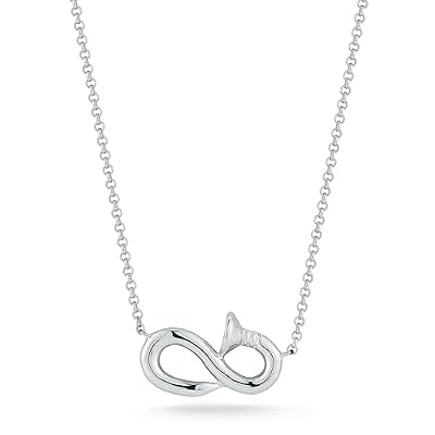 MATEO New York, Bent Nail Necklace - 18" + 2" ex