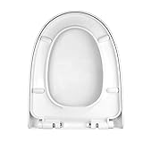 Diseño ergonómico: la base del asiento del inodoro tiene un borde redondo que se asienta muy bien en el inodoro, lo que garantiza que su cuerpo solo toque el asiento cuando esté sentado.