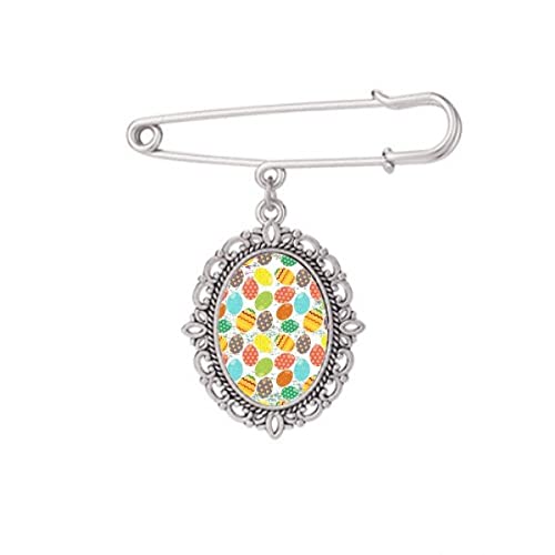 Broche œuf et cœur pour robe et châle M accessoire élégant