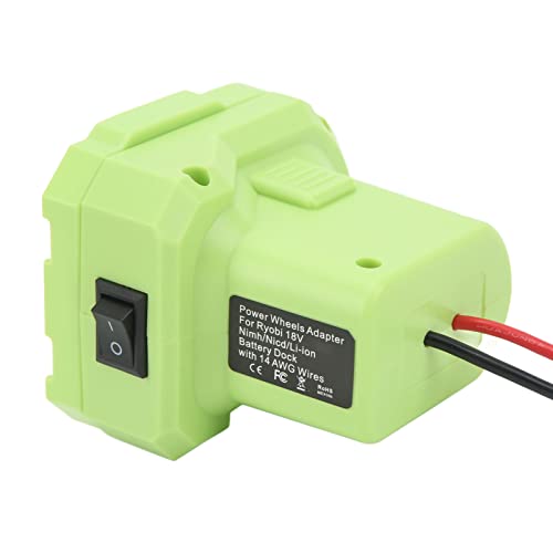 Convertidor de base de batería P108 P103 con interruptor duradero 14AWG 2