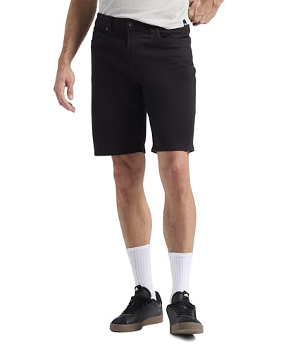 Short Buffalo David Bitton Dean French Terry stretch noir taille 46 pour homme