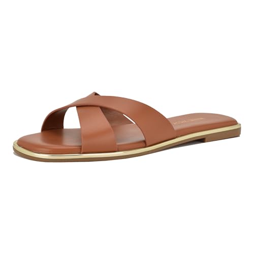 Nine West Edeny Sandale plate Femme oubliez les douleurs aux pieds