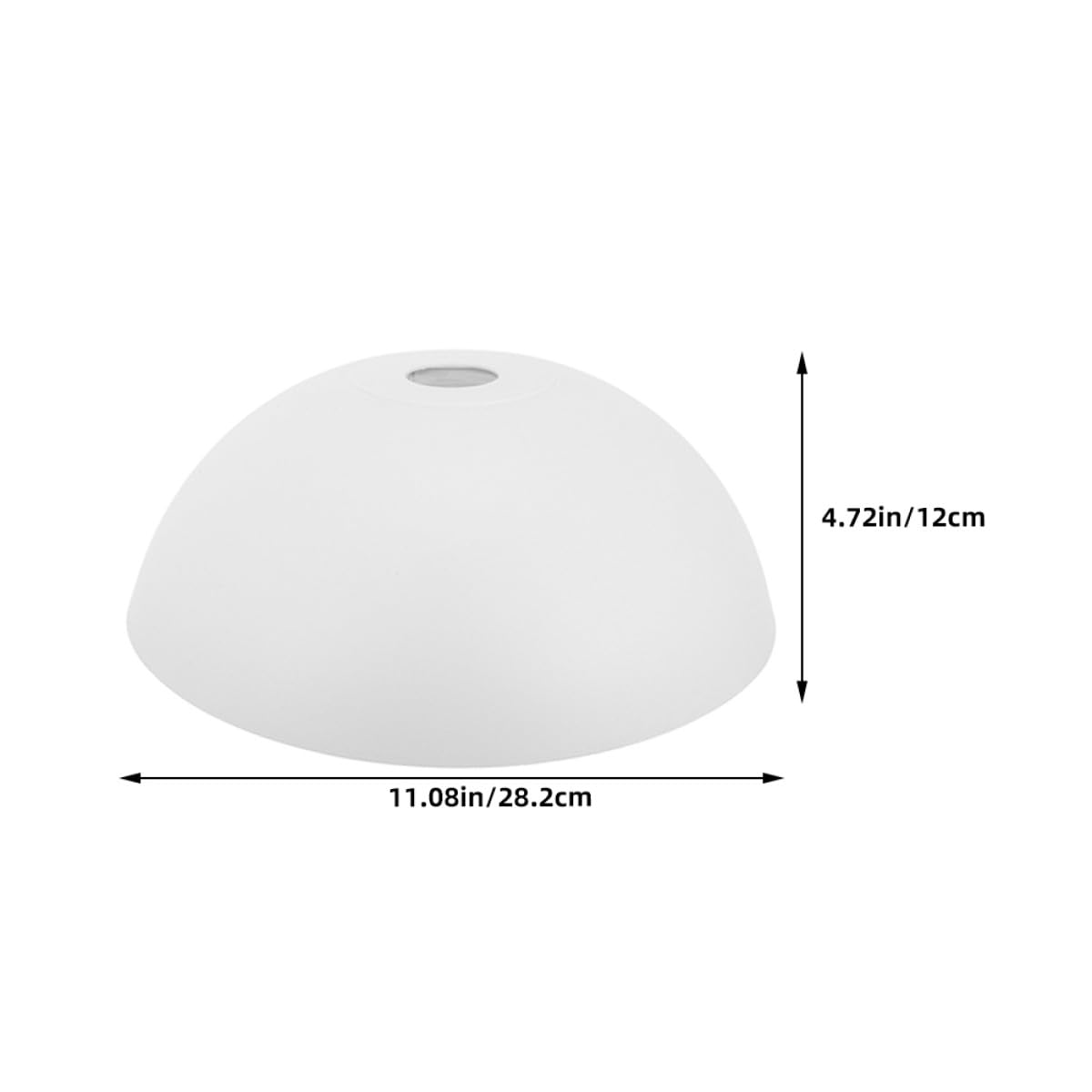 3 Sztuki Częściowy Plastikowych Kloszy Kształcie Grzyba Osłony Żarówek Wentylatorów Sufitowych Klosze Do Lamp Podłogowych Kinkietów i Żyrandoli Łatwe Montażu i Czyszczeniu Do