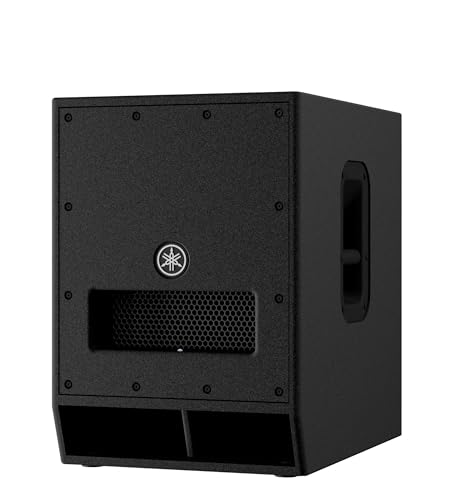 Yamaha DXS12 MKII Powered Subwoofer, Black