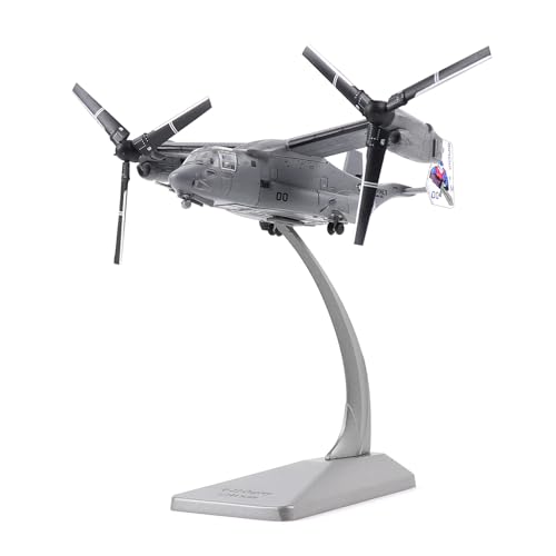 NUOTIE V-22 Osprey 1/144 Scale Model Aircraft Kits, Military-Themed Metal Die-cast Model Airplane, Foldable Navy Model Aircraft Kit