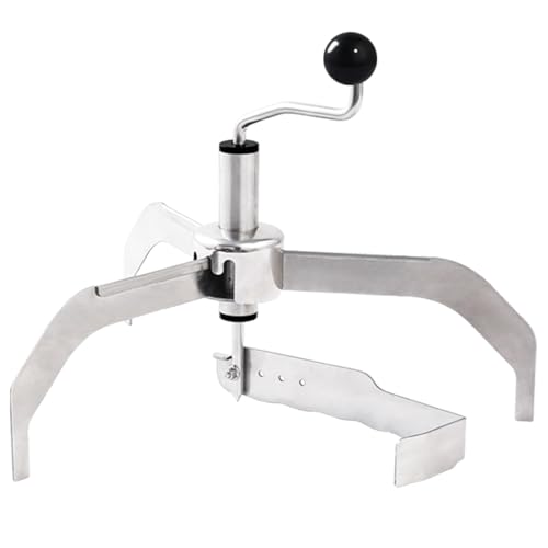 GZPKJ Herramienta para Extender Crepes, Herramienta De Acero Inoxidable para Dar Forma a Pasteles, Panqueques Y Masas, Herramienta para Extender Masa En La Máquina Panqueques, 4 Ajustes Regulables