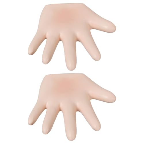 Alipis Mensola da parete con scultura a mano, 2 pezzi - Mensola portaoggetti con sculture a forma di mani in resina - Piccola galleggiante per il bagno - Adatta per riporre i gioielli sotto la doccia