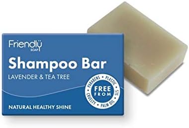 Friendly Soap 2 x Natural Shampoo Bar Lavender and Tea Tree 95g