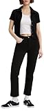 Levi's 501 Crop Vaqueros, Black Sprout, 29W / 26L Mujer
