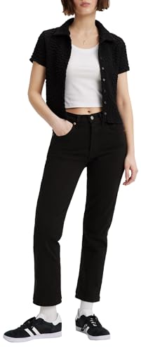 Levi's Damen 501® Crop Jeans,Black Heart,25W / 28L