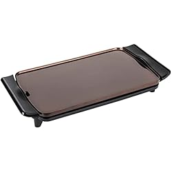 Jata Bt514 Jata JEGR0550 Plancha de Asar SENSE, Antiadherente, Resistencia al rayado, 2500 W, Medidas 46 x 28 cm, Resistencia en forma M, Fabricada en España, Fácil limpieza, Bandeja recogesalsas