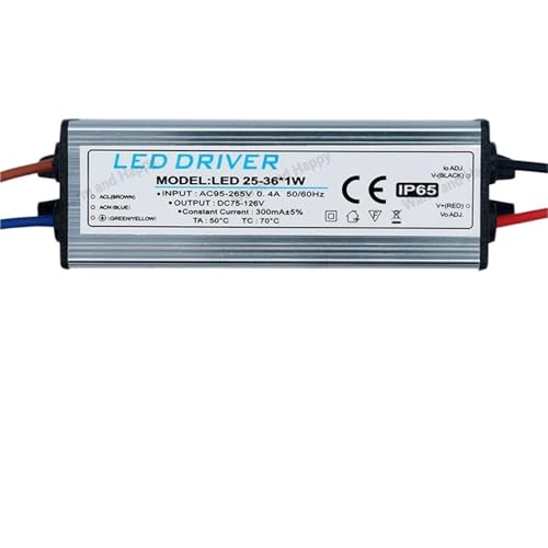 Alimentation LED 25-36W étanche IP65 contre les pannes d'humidité