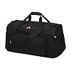 LONALIA 55L Sports Gym Duffle Bag for Men - 22 inch Large Duffel Bag for Workout, Travel, Weekender, Fitness (Black)