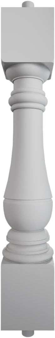 Fiberthane 700 Series Bradford Baluster: 5"W x 30"H, Fiberglass Reinforced Polyurethane (6 15/16" On-Center-Spacing to Pass 4" Sphere Code), Factory Primed