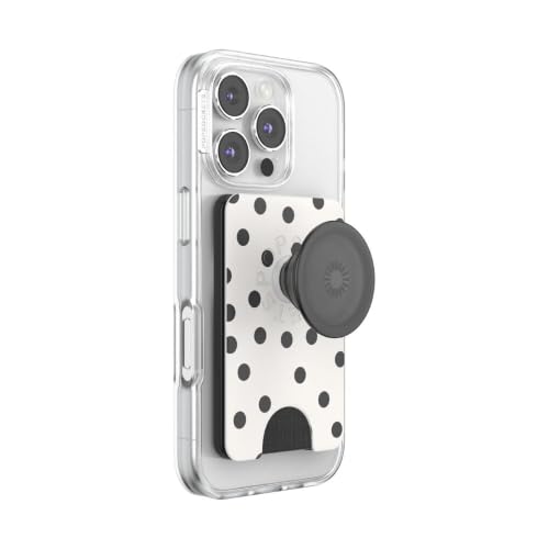 Image of PopSockets Phone Wallet for MagSafe with Grip- Spotlight Dots
