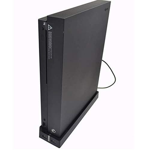 Base Suporte Vertical + Cooler Com 2 Fan + Hub Com 2 Usb Para Console Do Xbox One X SND-403