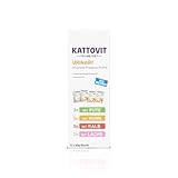 KATTOVIT - Urinary Multipack Nassfutter für Katzen | Katzen-Nassfutter als Alleinfuttermittel im Frischebeutel. Diätfutter für ausgewachsene Katzen mit Harnwegserkrankungen | 12 x 85g