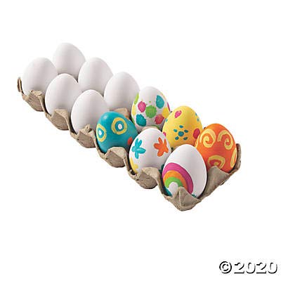 DIY Plastic Easter Eggs with Carton - Crafts for Kids and Fun Home Activities