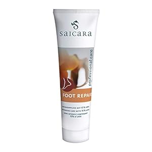 saicara Foot Repair 100 ml intensive Fußcreme mit Urea und Rosskastanie für die Pflege sehr trockener, rissiger Haut und zur Behandlung von Schrunden