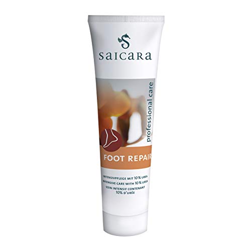 saicara Foot Repair 100 ml intensive Fußcreme mit Urea und Rosskastanie für die Pflege sehr trockener, rissiger Haut und zur Behandlung von Schrunden