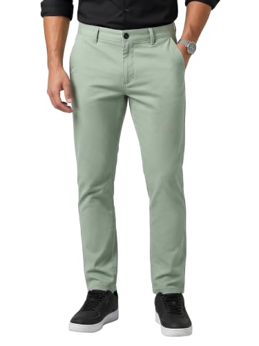Image of Beyoung Cotton Lycra Classic Fit Chino Pants for Men | Casual Pants | Stretchable Chinos | Slant Pockets | Chino Trousers