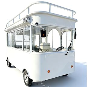 Food Trucks for Sale – Mobile Food Truck Trailer with Generator, LED Lighting & Serving Window for Festival Vending