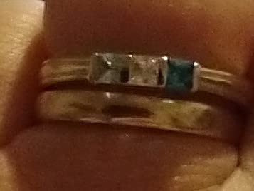 Cubic Mothers Birthstone Ring