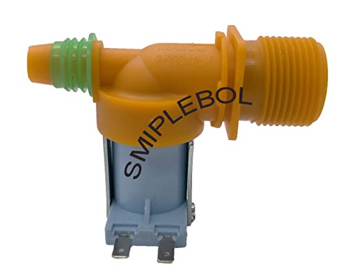 SMIPLEBOL - The Best Is Here Metal Washing Machine Inlet Valve/Water Intake Feed Valve Compatible for Samsung Top Load (Orange)