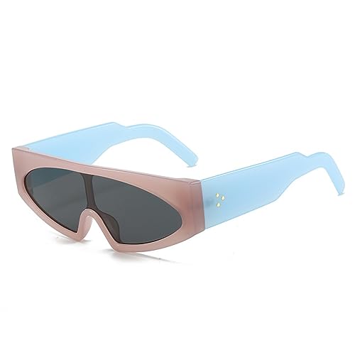 Lunettes de soleil cat's eye unisexes léopard avec verres teintés UV400
