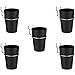 VILLCASE 5 Sets Pegboard Cup with Hook and Loop Multipurpose Tool Pegboard Accessories for Craft Room Pegboard Cups Peg Board Accessories Shed Accessories Storage Fastener Stainless Steel